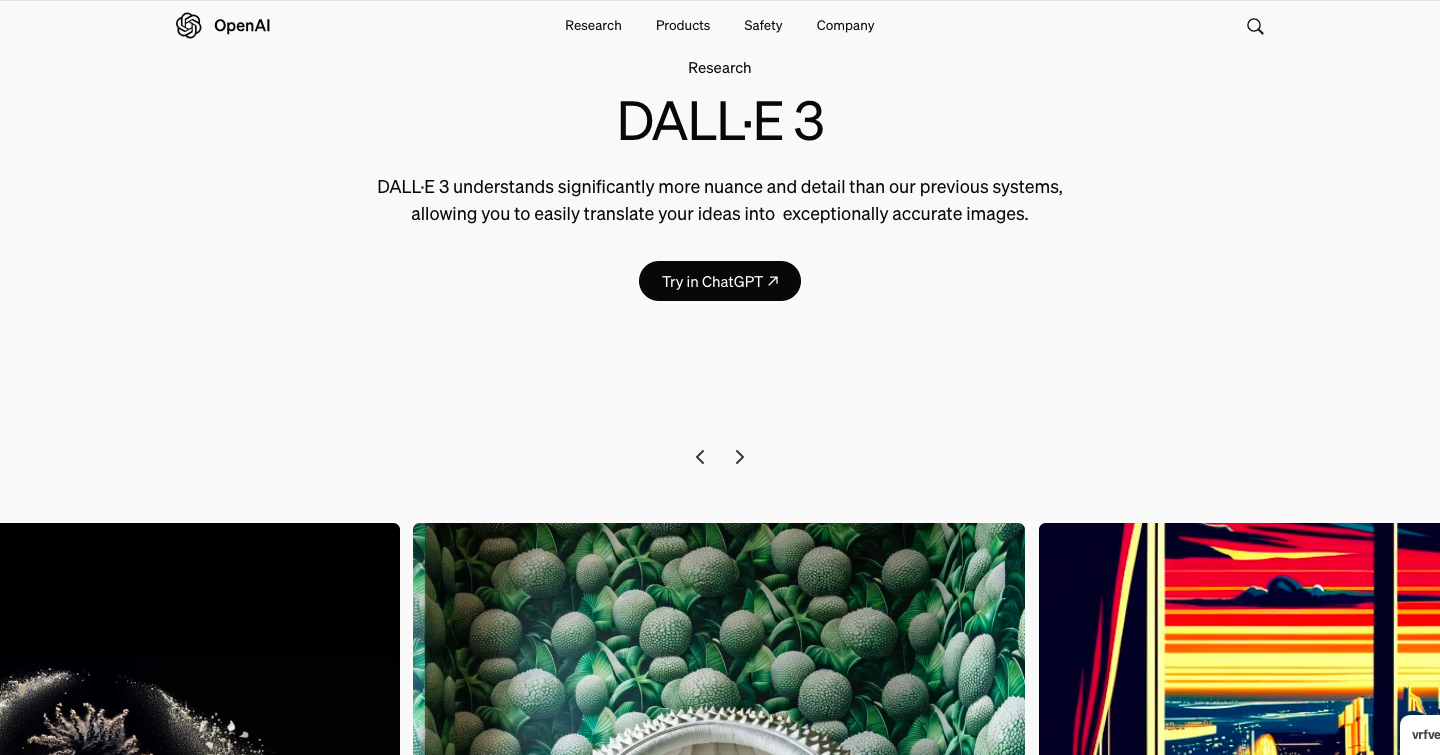 DALL·E Interface