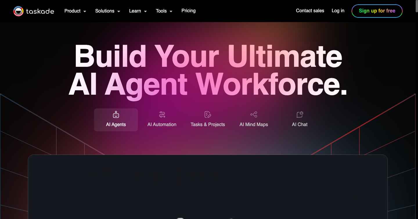 Taskade AI Interface