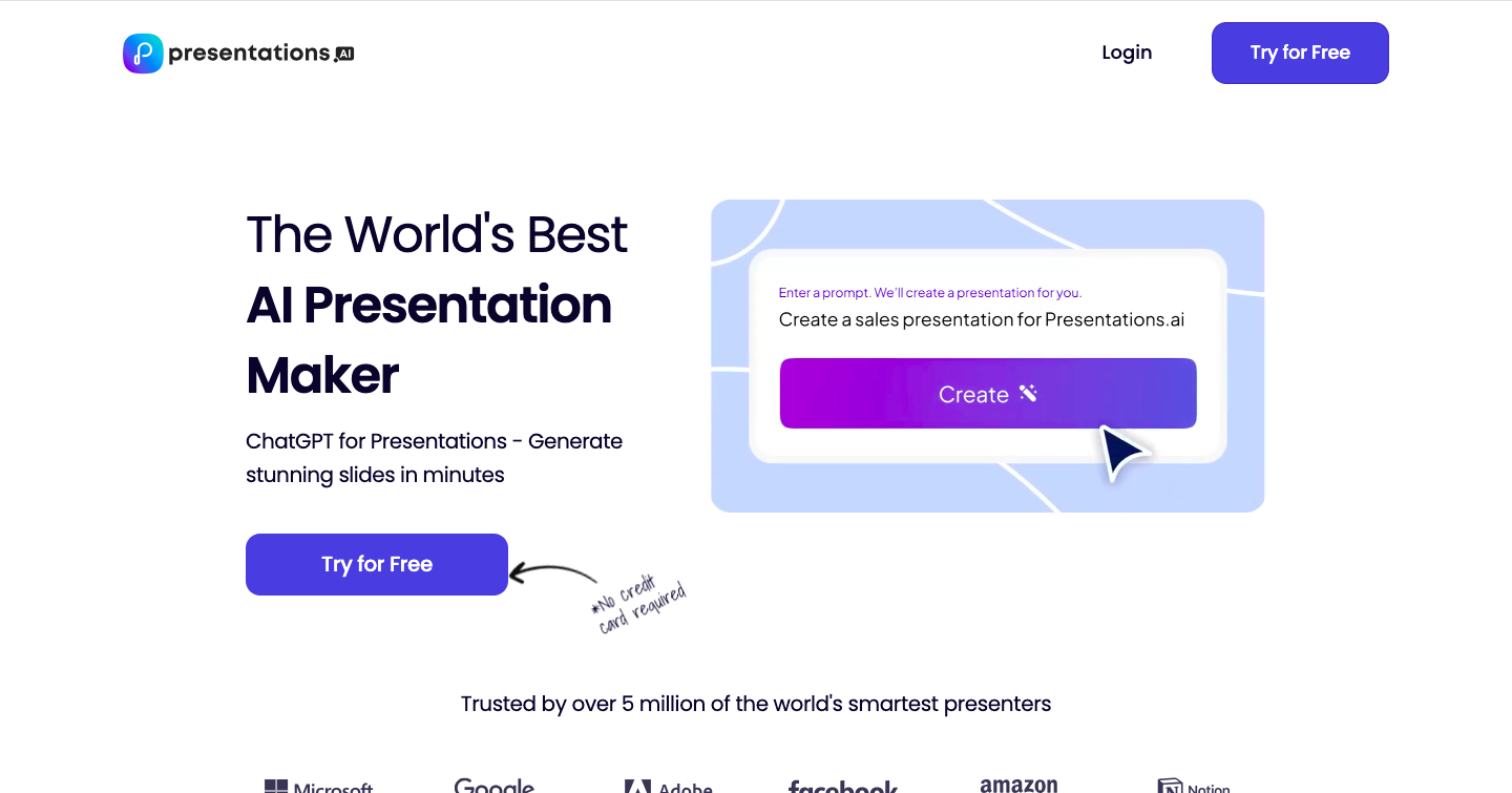 Presentations AI Interface