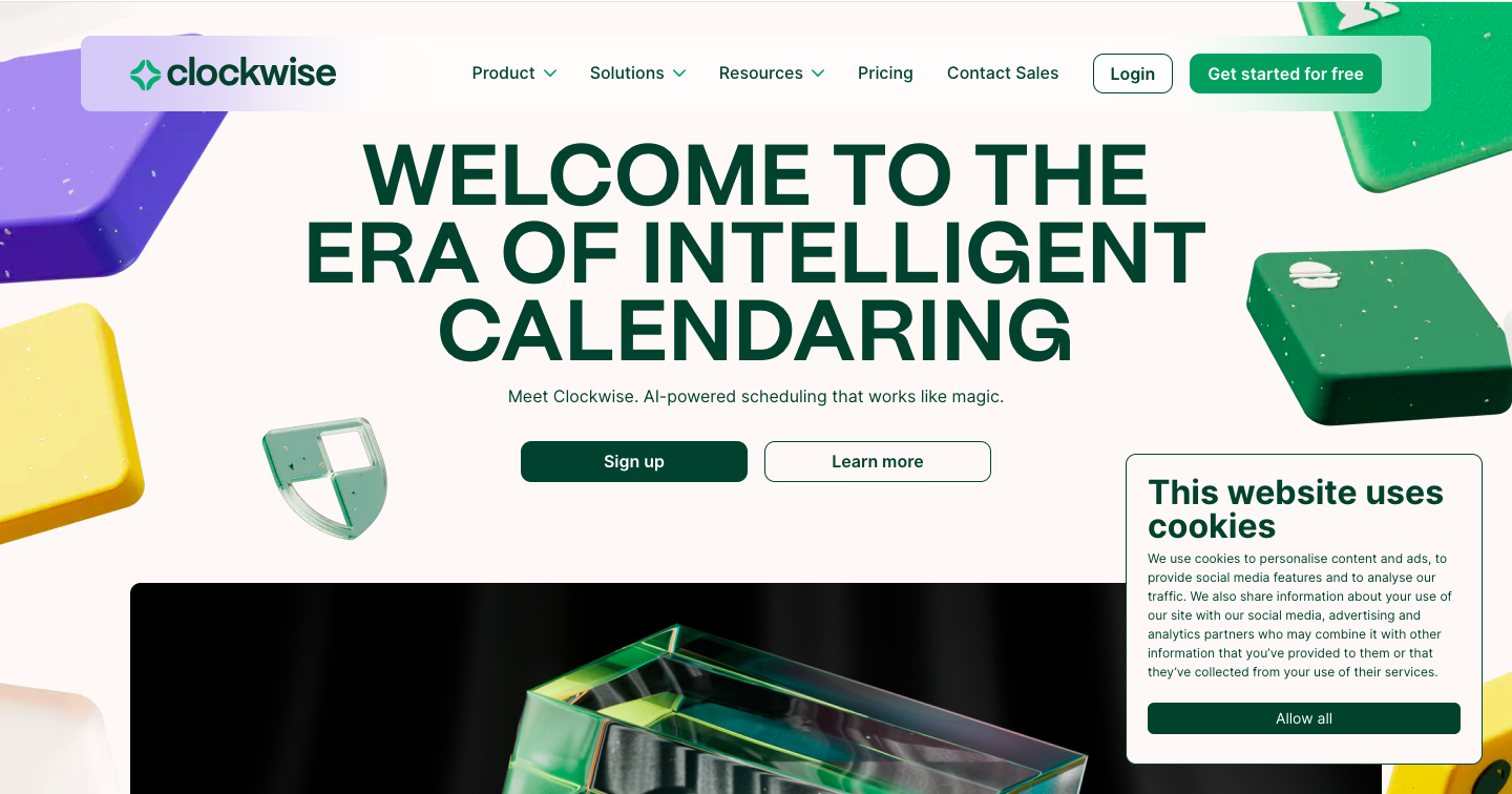 Clockwise AI Interface