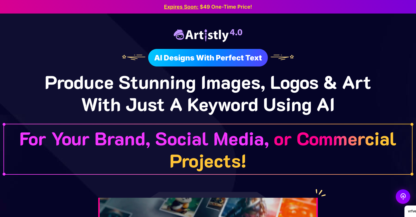 Artistly AI Interface