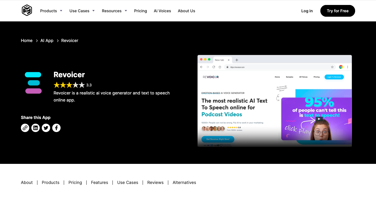 Revoicer AI Interface