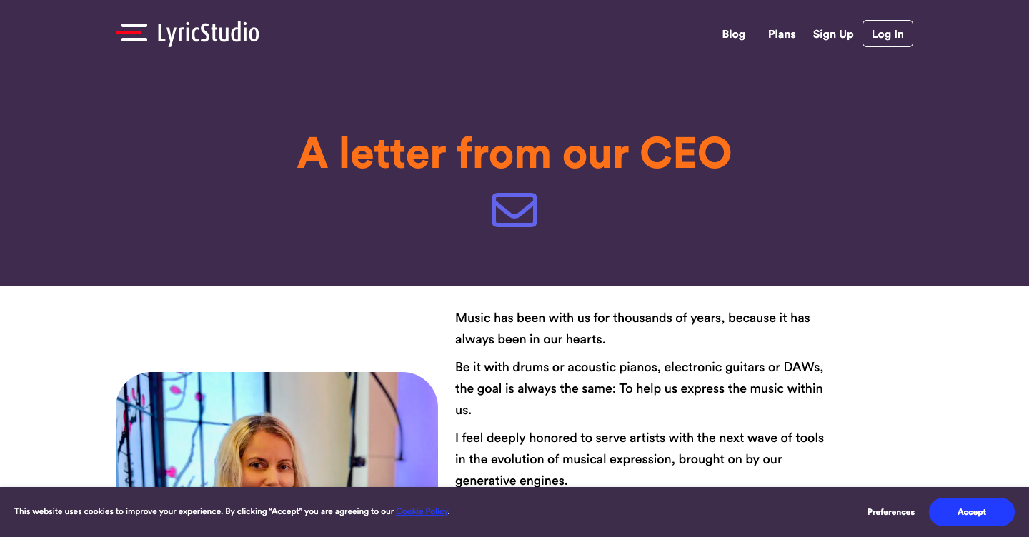 LyricStudio AI Interface