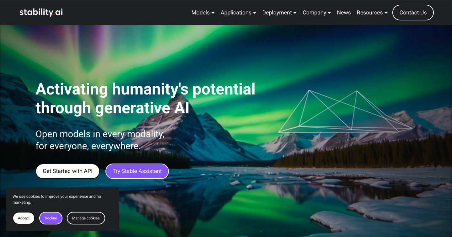 Stability Diffusion AI Interface