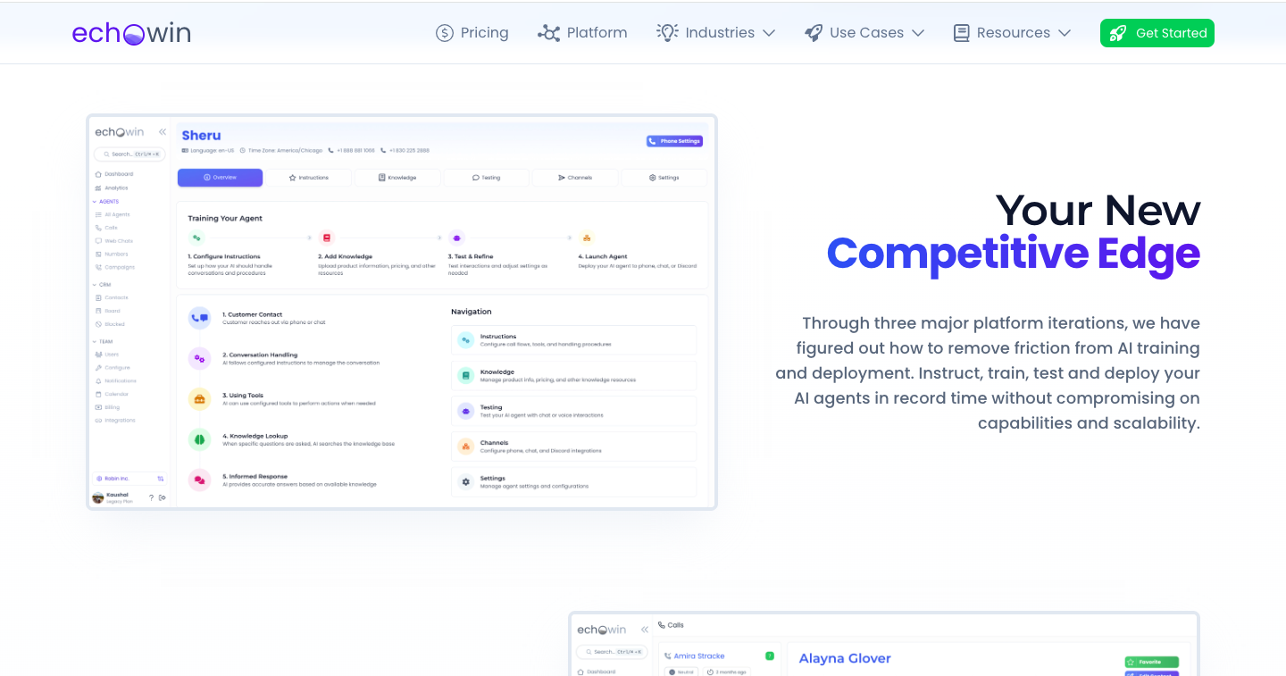 Echowin AI Interface