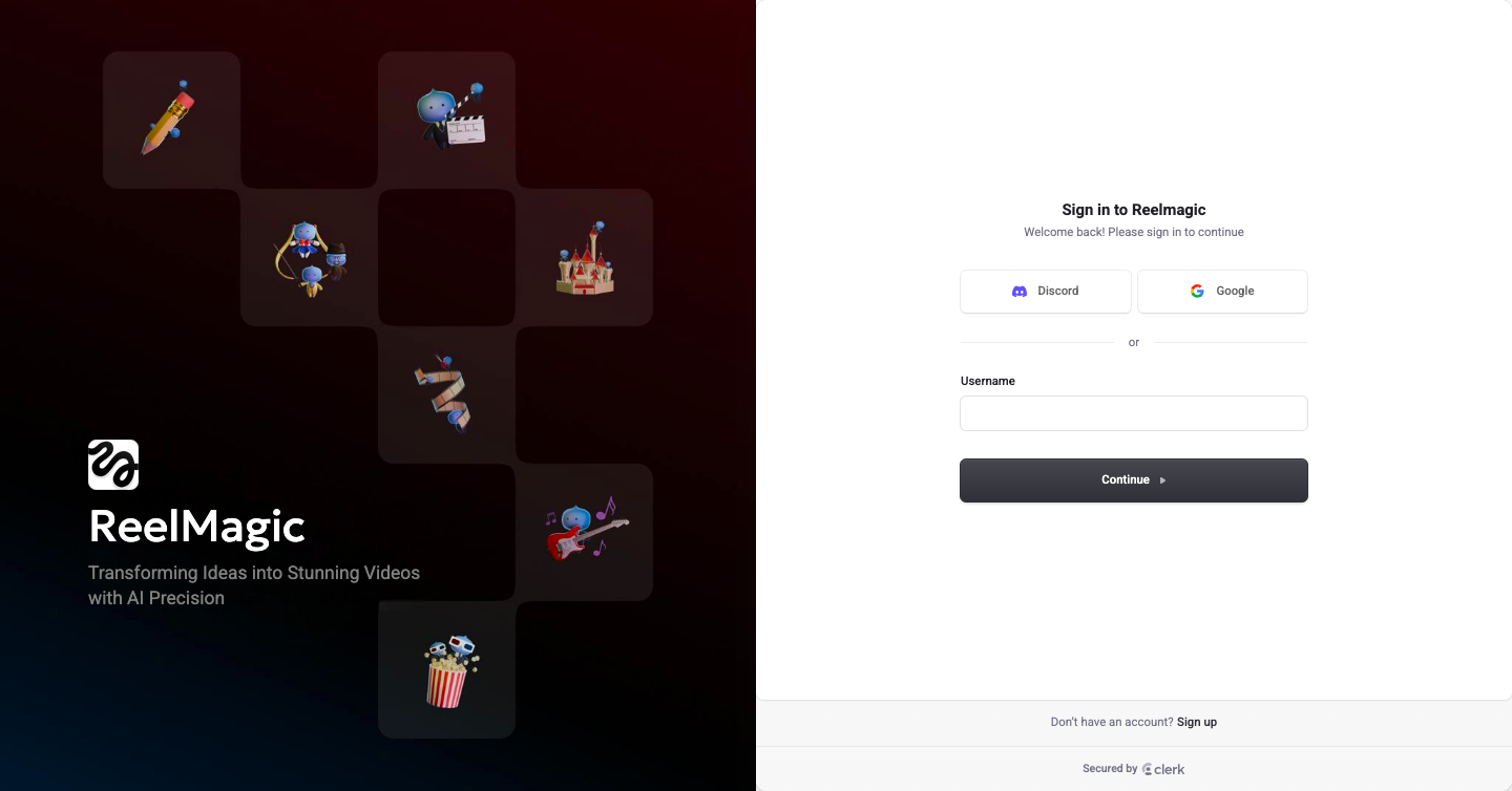 ReelsMagic AI Interface