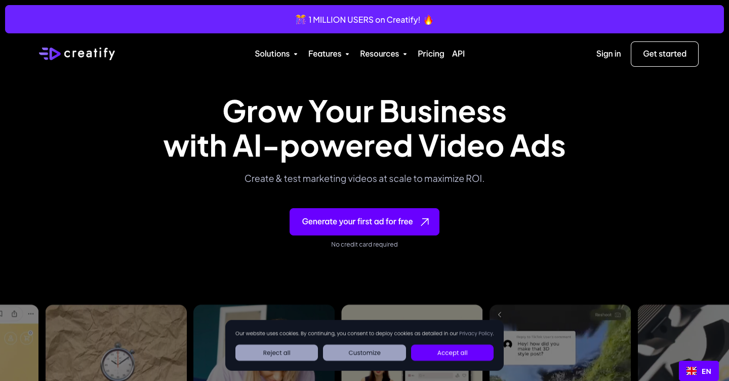 Creatify AI Interface